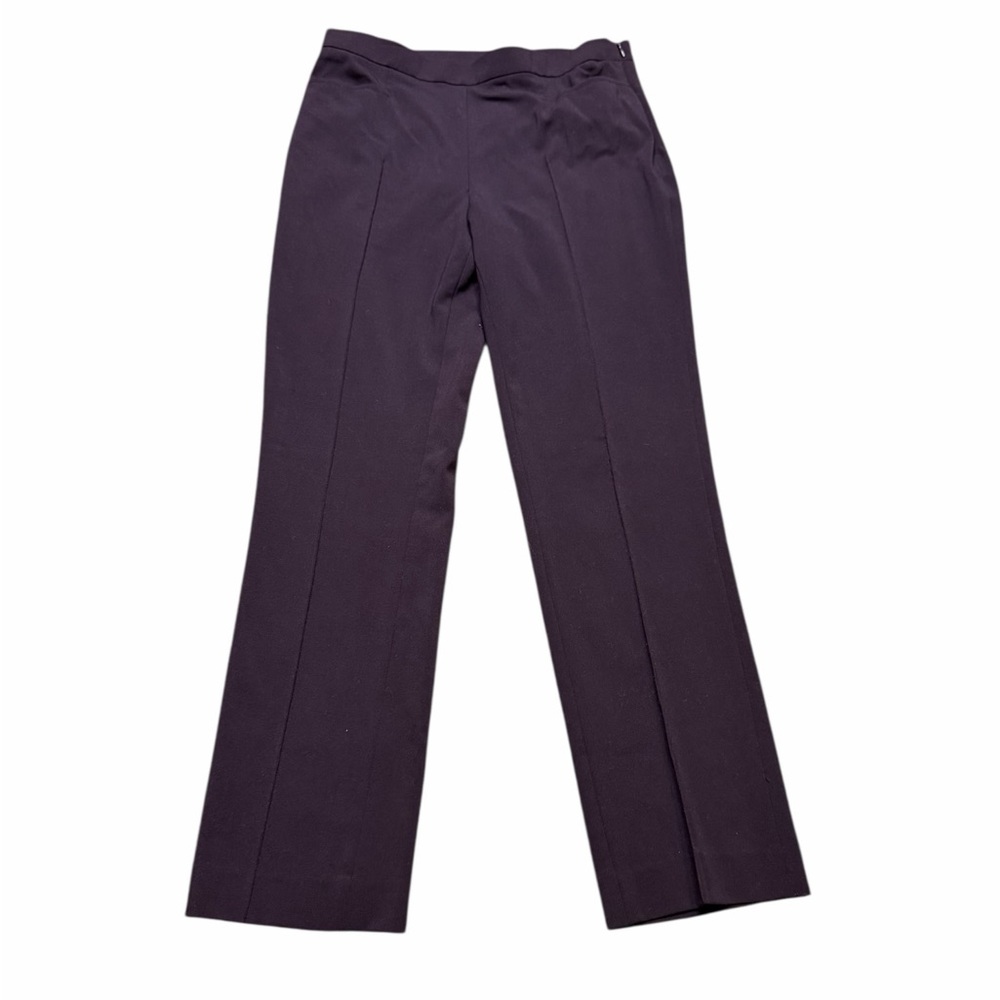 ✨ Akris‎ Punto Deep Red-Purple Wool-Blend Dress Pants 👠✨